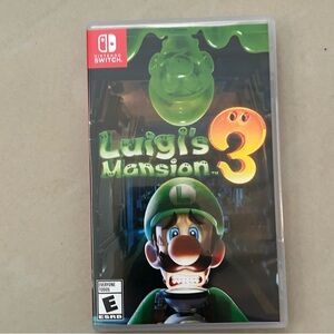 CASE ONLY Nintendo Green Luigi's Mansion 3 Video Game